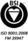 BSI Registered - FM 39947